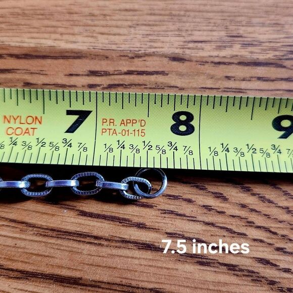 BRIGHTON 3 in 1 Silver Circle Choker Necklace/Bracelets VINTAGE INSPIRED! - Picture 9 of 13